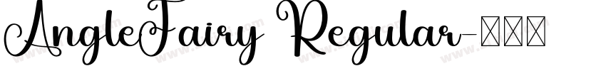 AngleFairy Regular字体转换